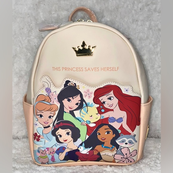 Loungefly Handbags - Loungefly Disney Princess Chibi Princesses & Friends Save Mini Backpack